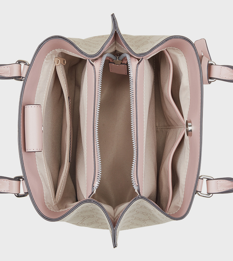 SHONDA Patterned Satchel Bag