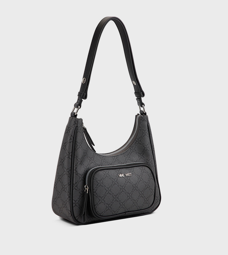 ELVA Embossed Shoulder Bag