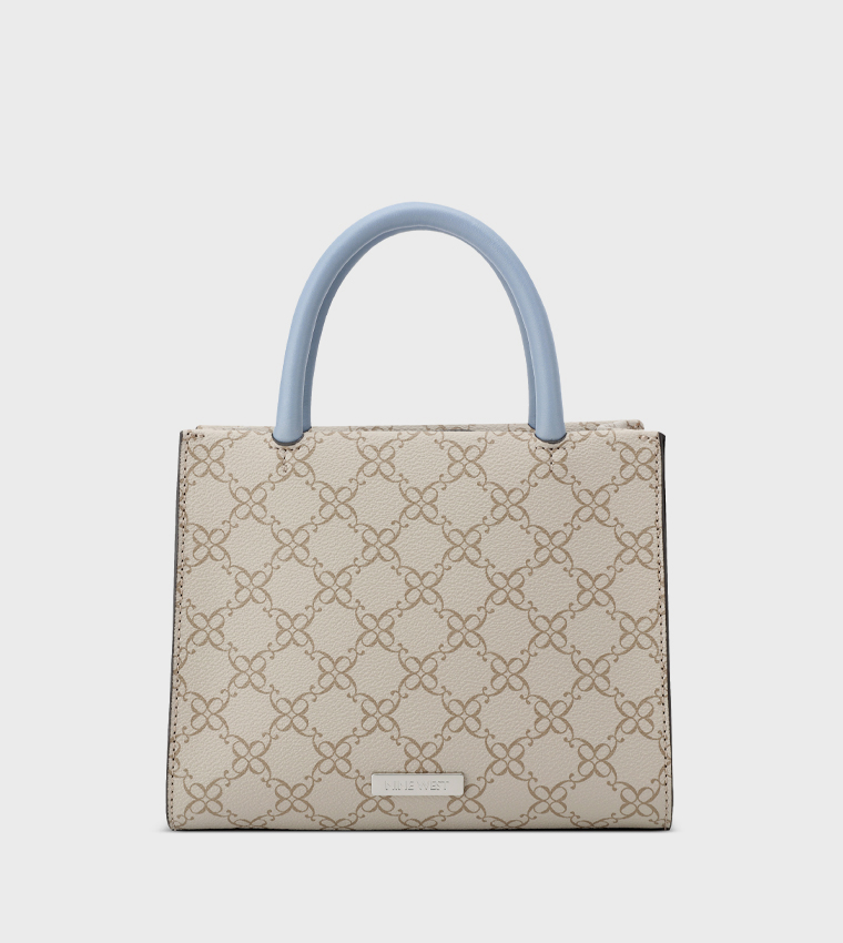 ELIORA-PEARLS Patterned Mini Tote Bag