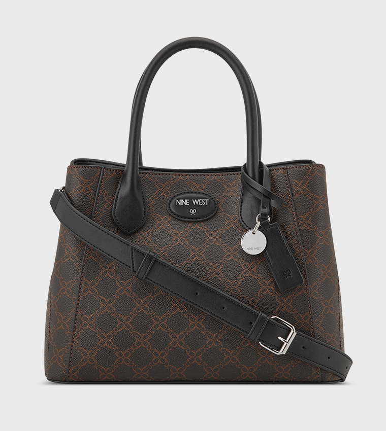 ADELINE Monogram Patterned Satchel Bag