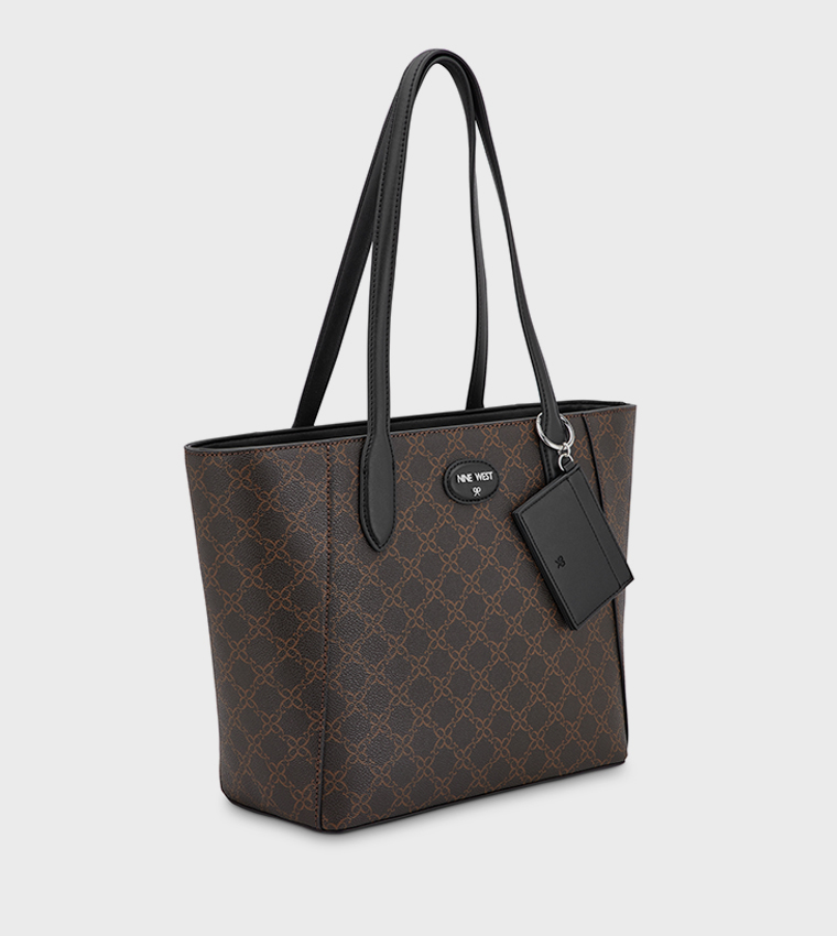 ADELINE Monogram Patterned Tote Bag