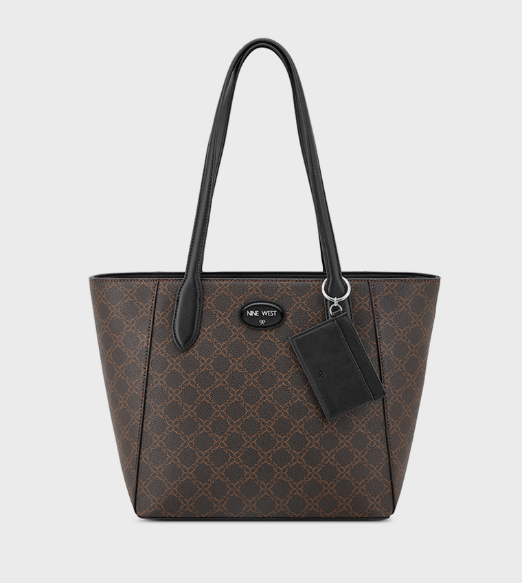 ADELINE Monogram Patterned Tote Bag