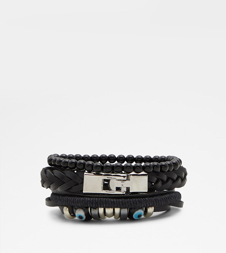 Buy Aldo Accessories NYDIGON Beaded Bracelets In Black 6thStreet Saudi Arabia