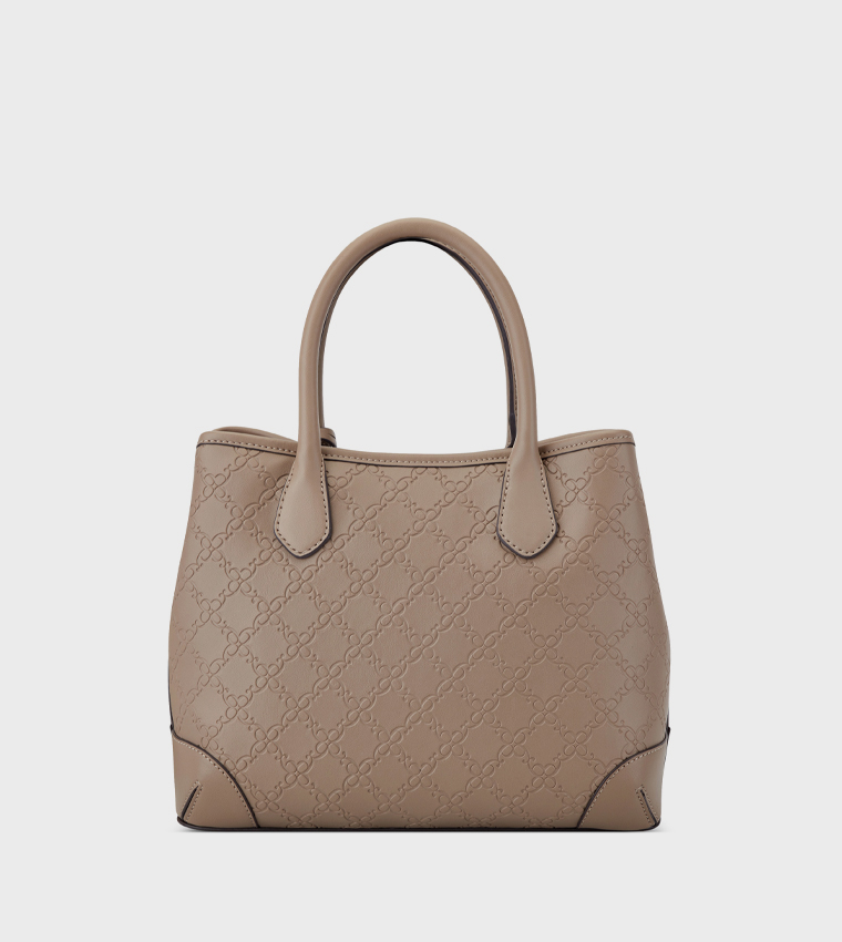 KYLENE Debossed Satchel Bag