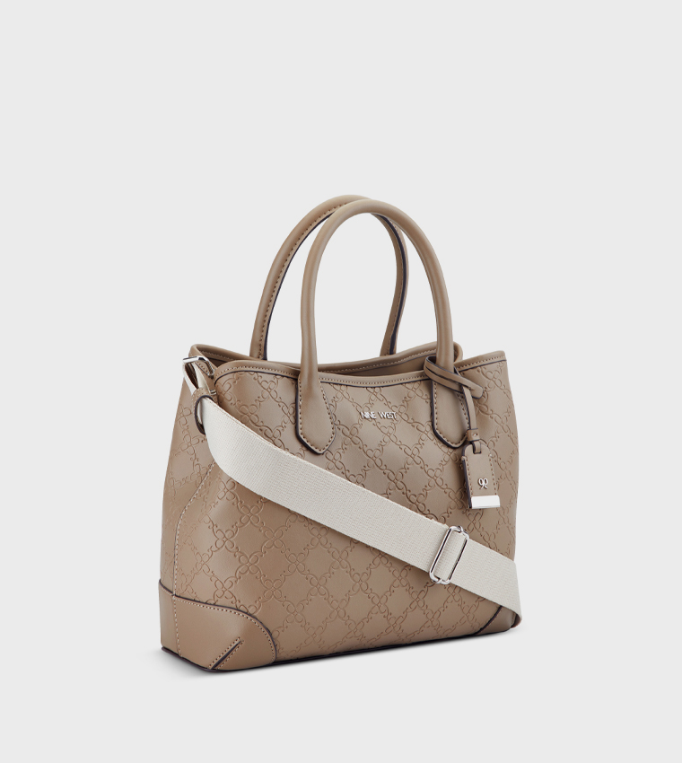 KYLENE Debossed Satchel Bag