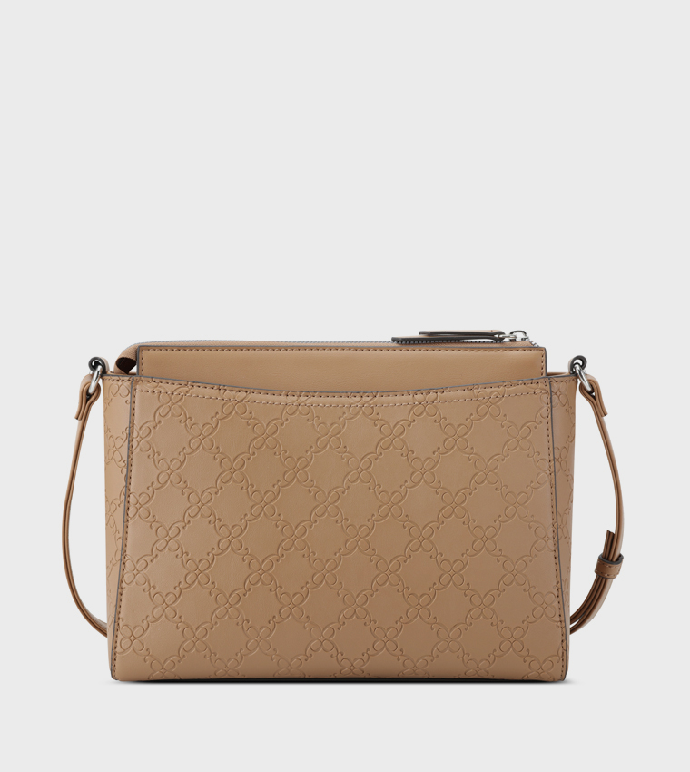 BOWIE Embossed Crossbody Bag