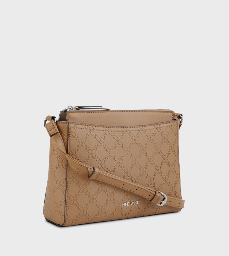 BOWIE Embossed Crossbody Bag