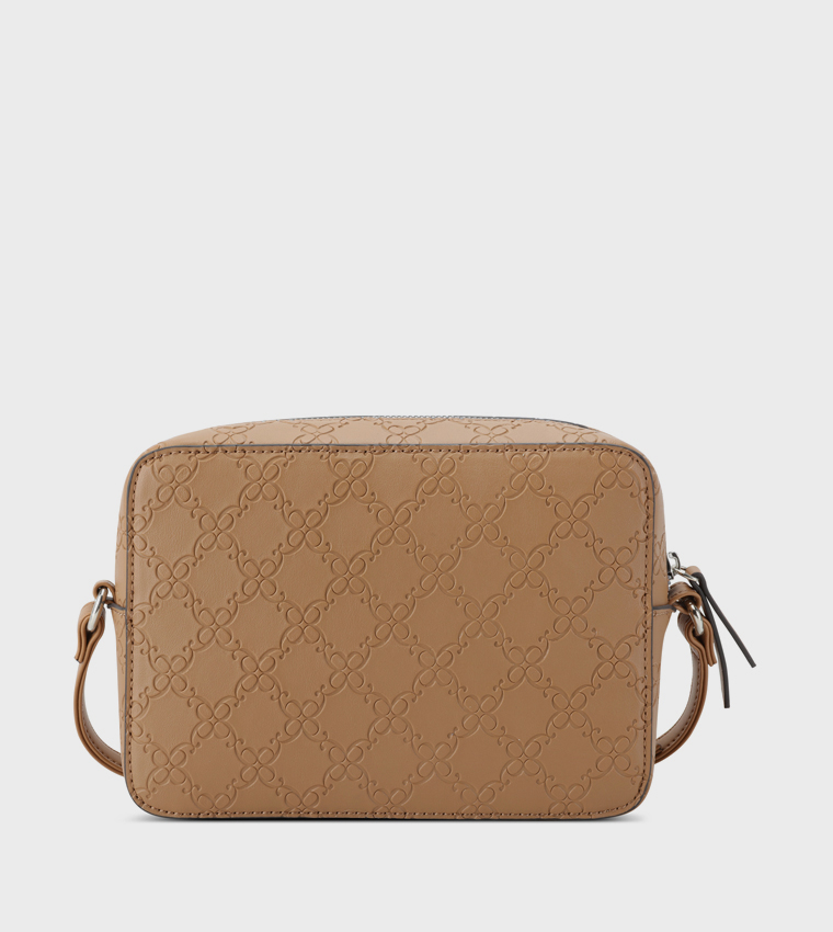 BOWIE Embossed Crossbody Bag