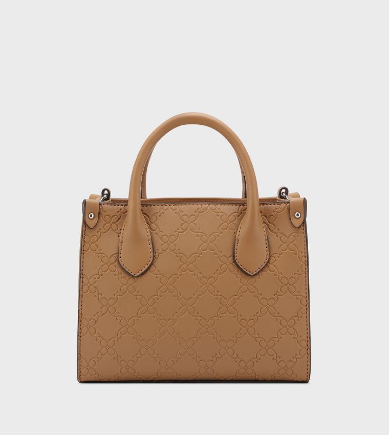 ARCHY Debossed Mini Satchel Bag