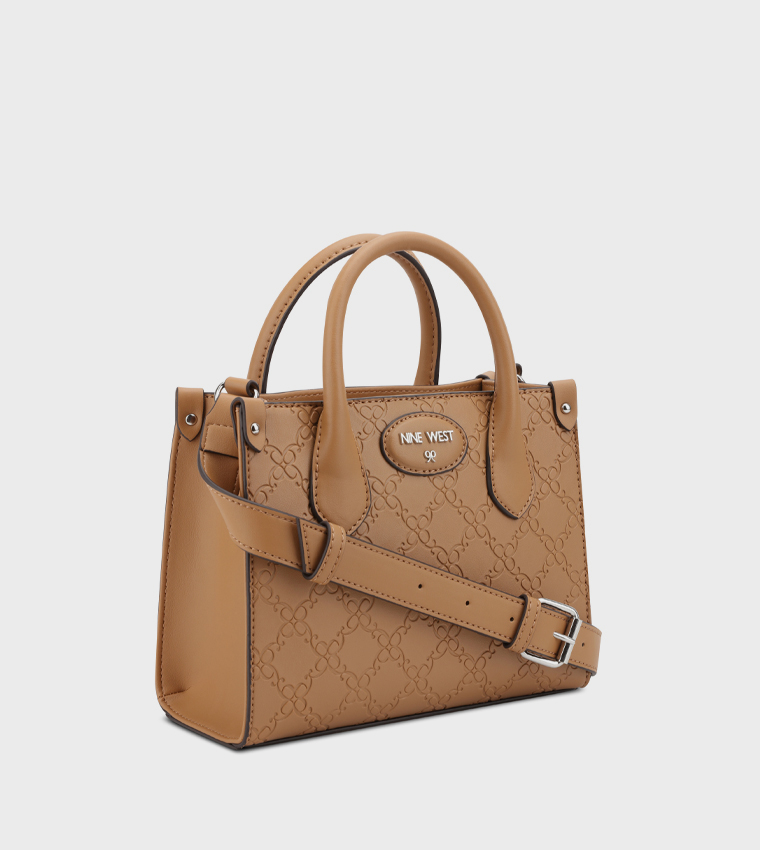 ARCHY Debossed Mini Satchel Bag