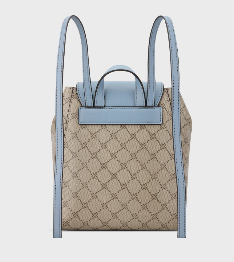 YOON Patterned Flap Backpack