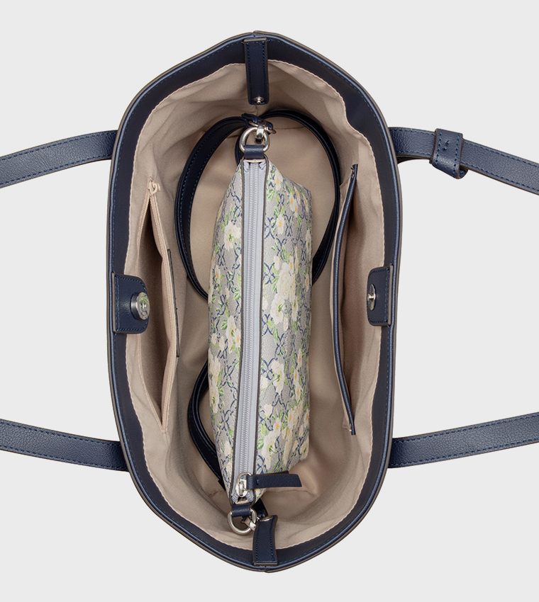 RUTHIE Textured 2 in 1 Tote Bag