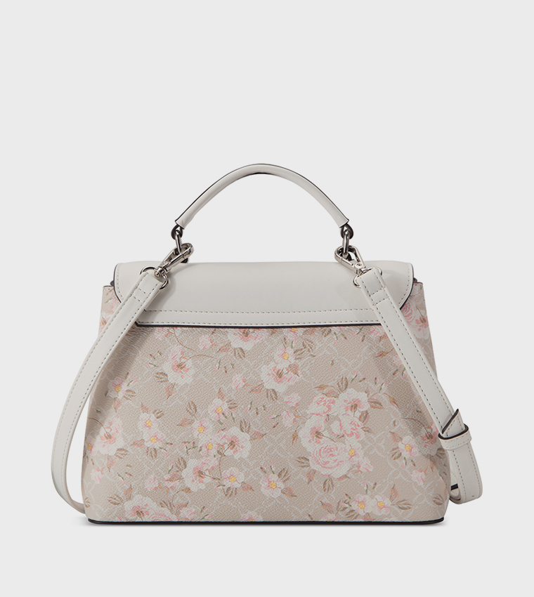 MAUREEN Floral Patterned Top Handle Bag