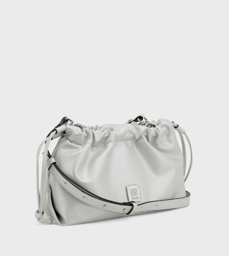 SUDNEY Logo Detail Drawstring Bag