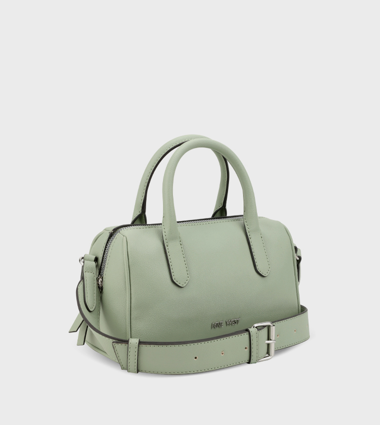 Logo Detail Bowler Satchel Bag