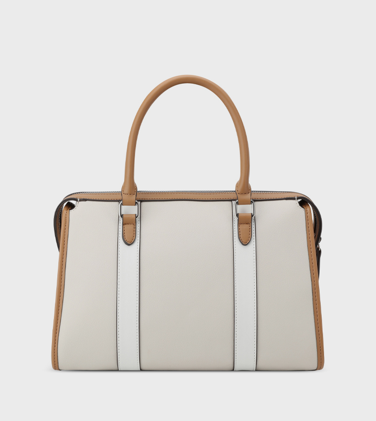 BRIAR Logo Detail Satchel Bag