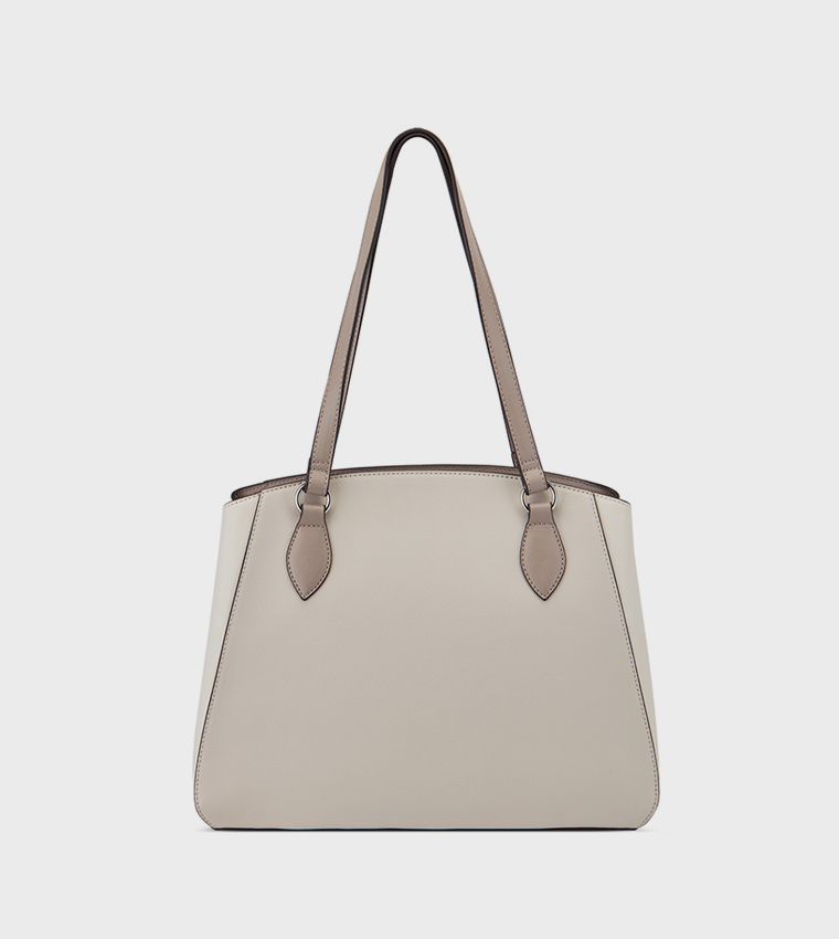 ANNELI Color Block Tote Bag