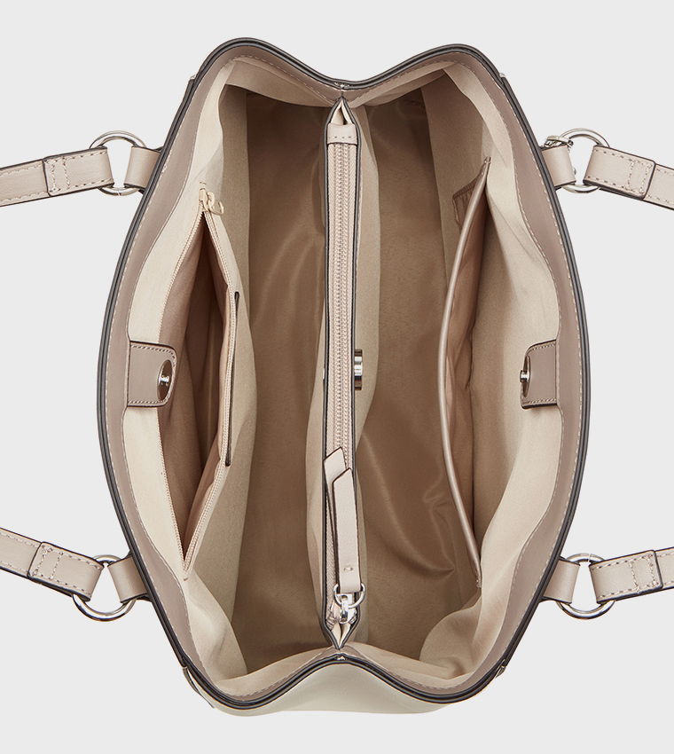 ANNELI Color Block Tote Bag