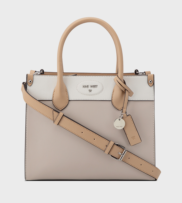 ARCHY Color Block Satchel Bag