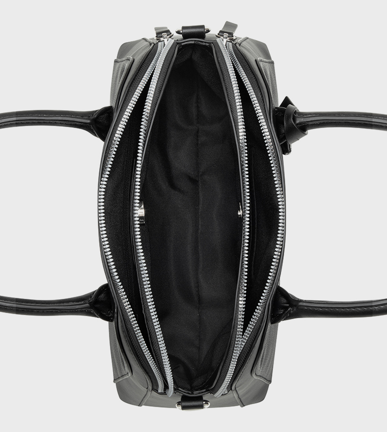 GERTRUDE Textured Satchel Bag