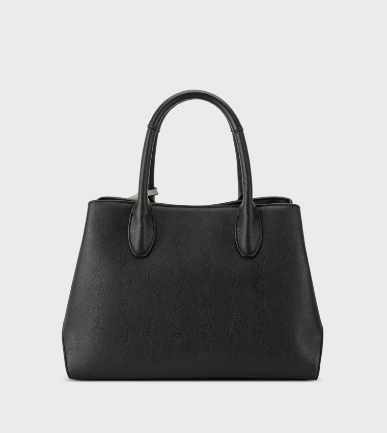 MAREN Logo Detail Satchel Bag