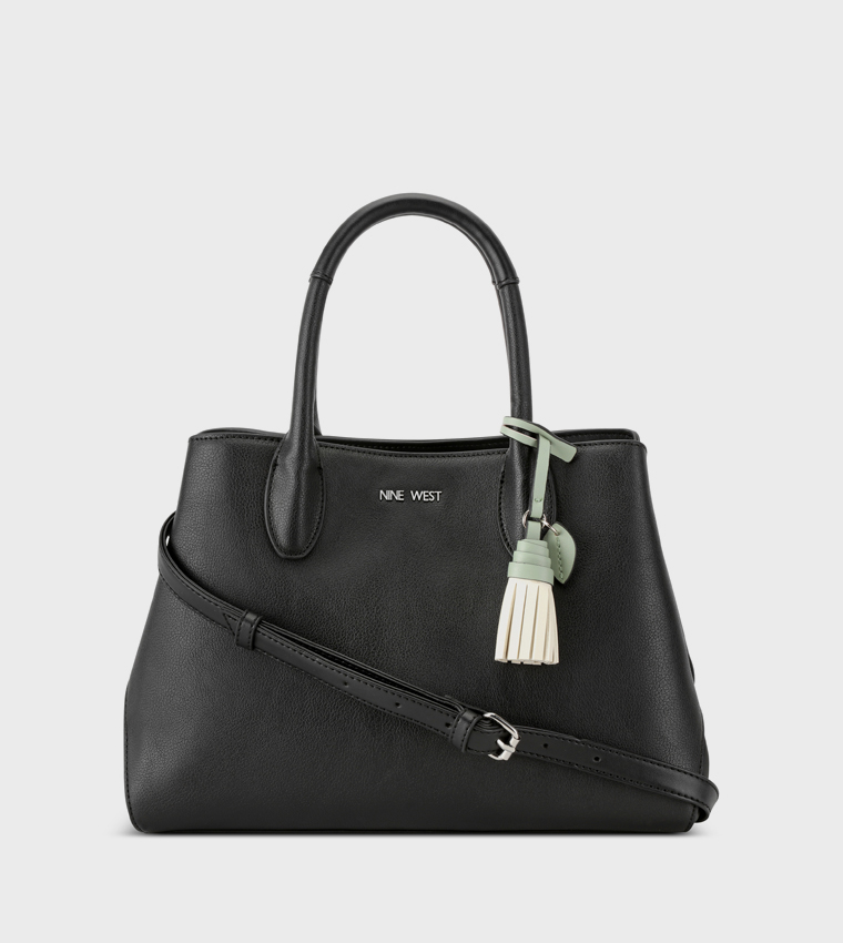MAREN Logo Detail Satchel Bag