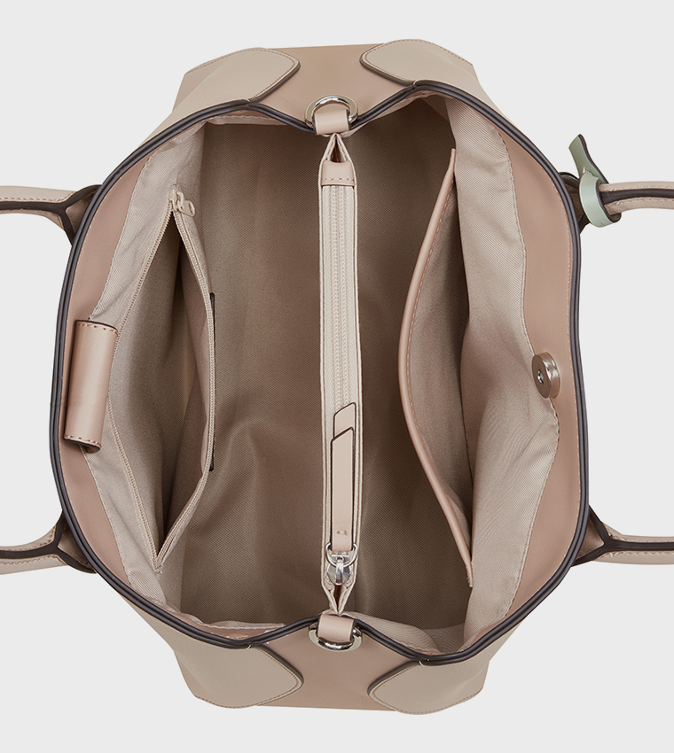 MAREN Logo Detail Satchel Bag