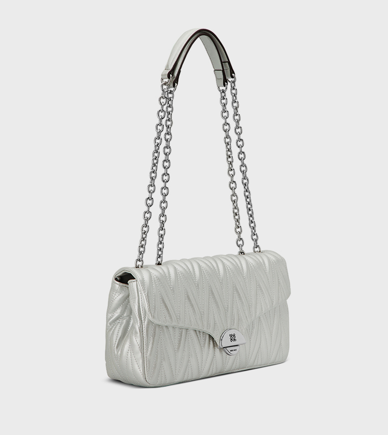 JASLEE Metallic Convertible Shoulder Bag