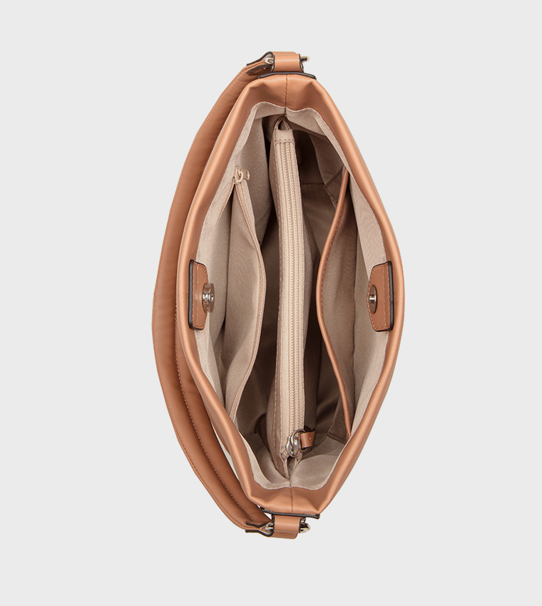 ERIS Textured Shoulder Bag