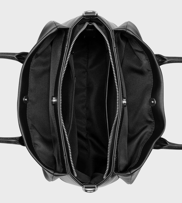 ERIS Textured Satchel Bag