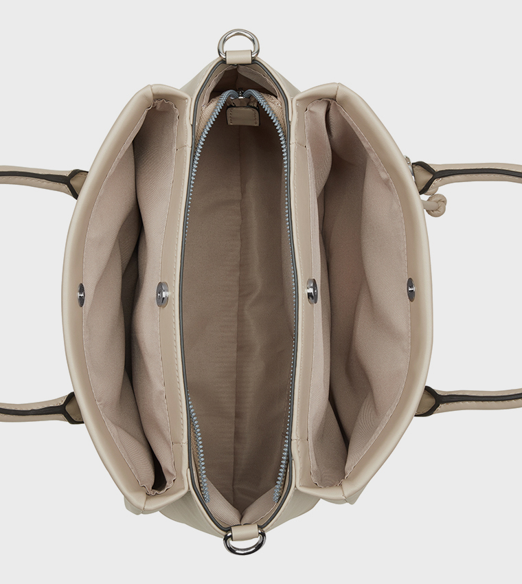 ERIS Textured Satchel Bag