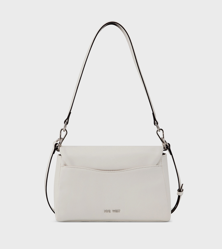 RHYS Textured Flap Shoulder Bag