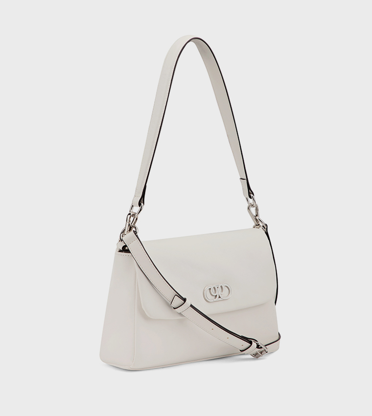 RHYS Textured Flap Shoulder Bag