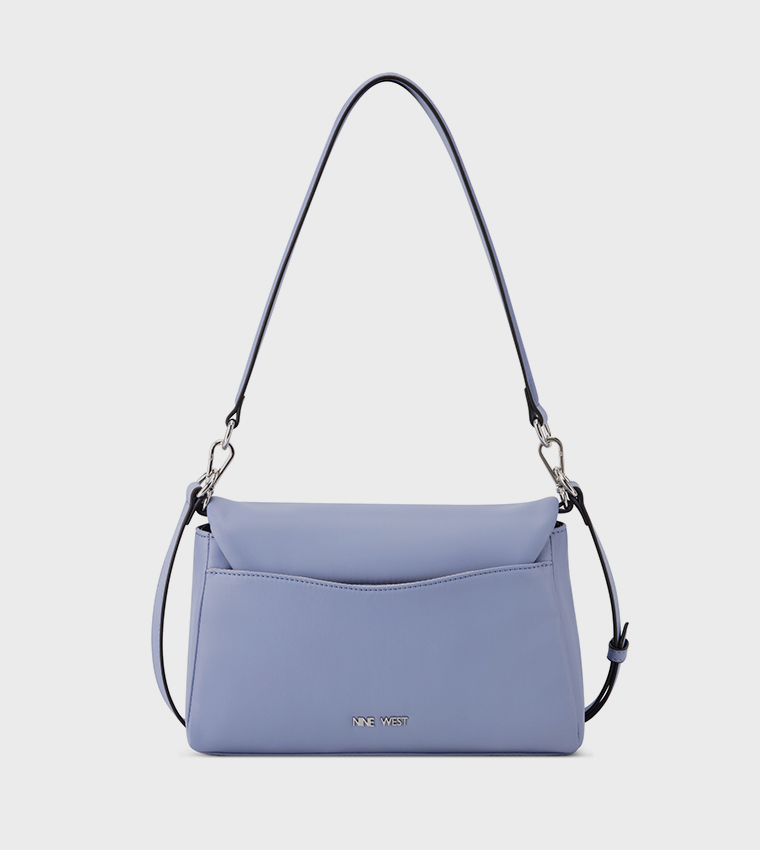 RHYS Textured Flap Shoulder Bag
