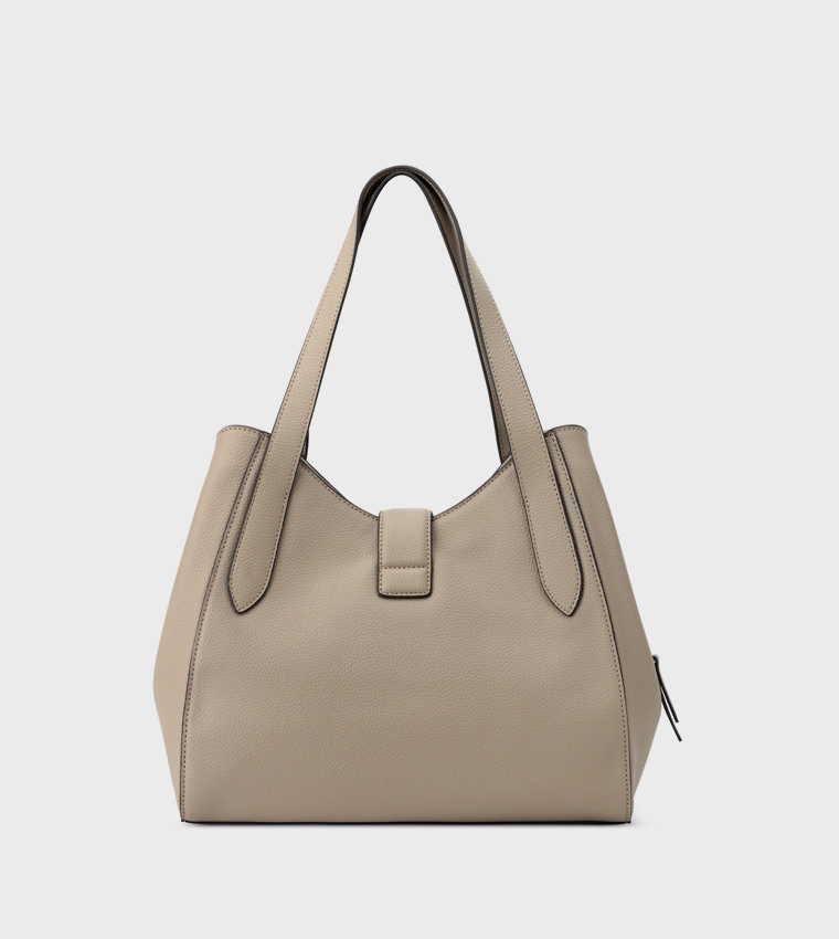 GELINA Textured Shoulder Bag