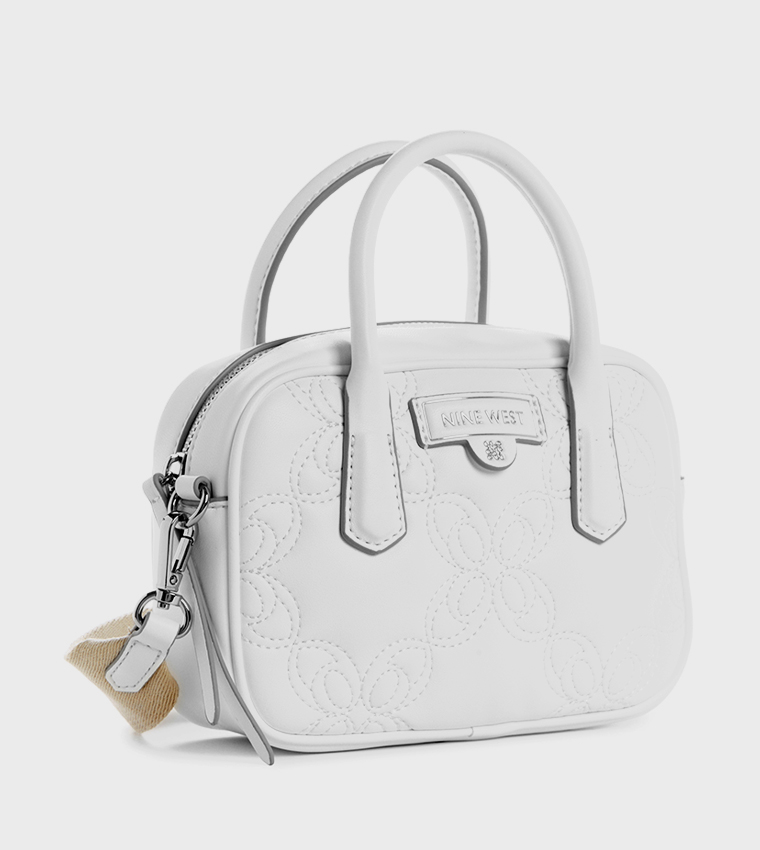 COSETTE Embossed Top Handle Bag