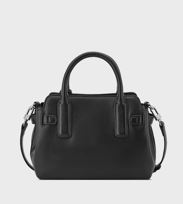 LILLE Textured Satchel Bag