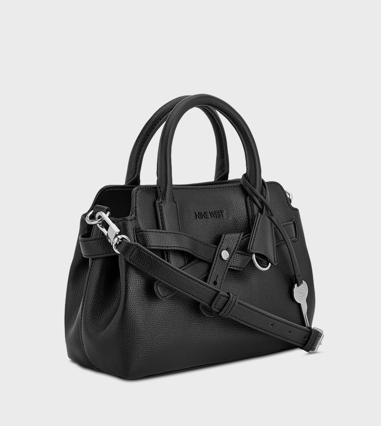 LILLE Textured Satchel Bag