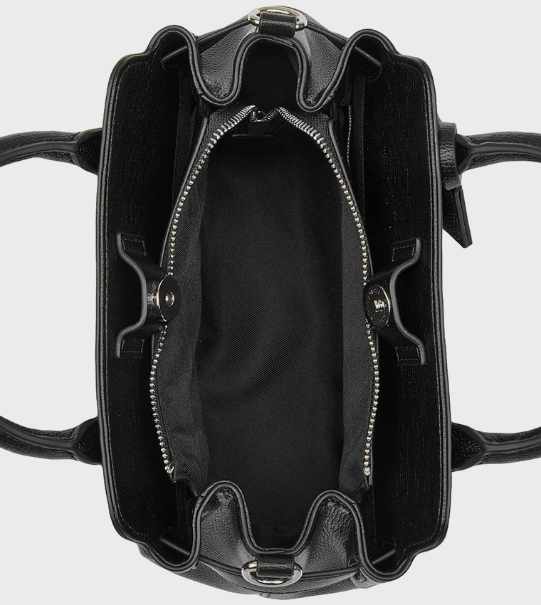 LILLE Textured Satchel Bag