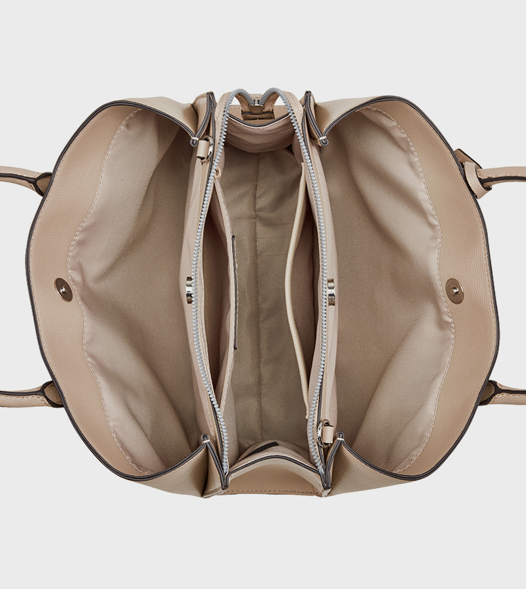 KYRIE Textured Satchel Bag