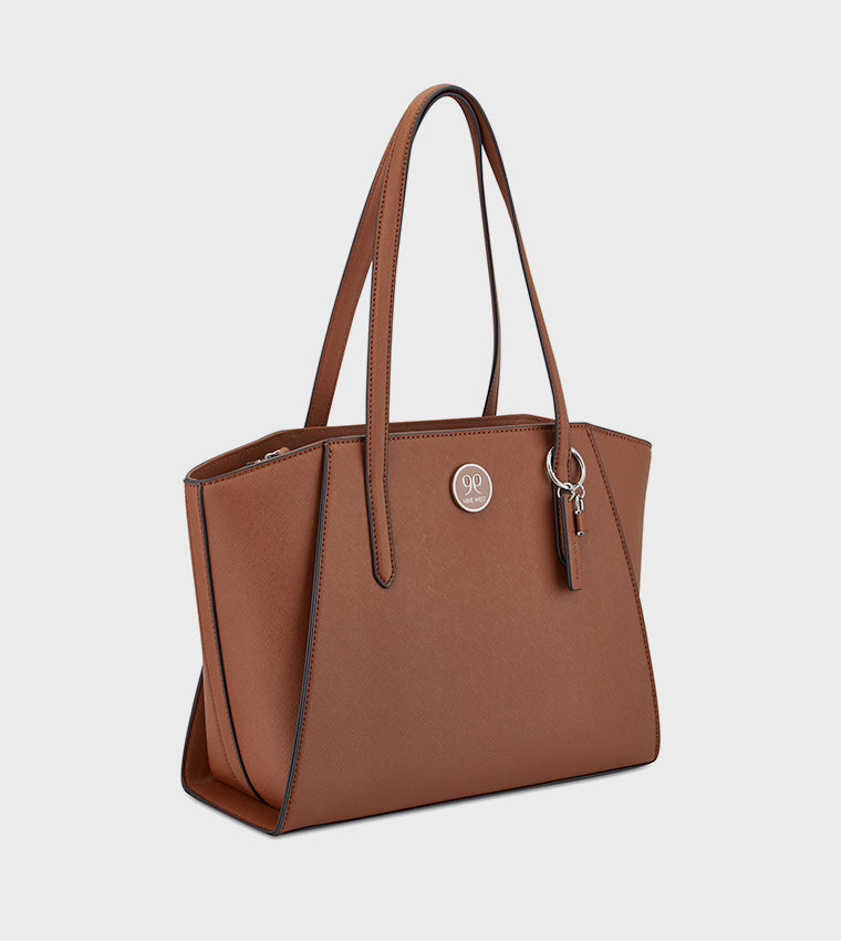 NATALA Textured Tote Bag