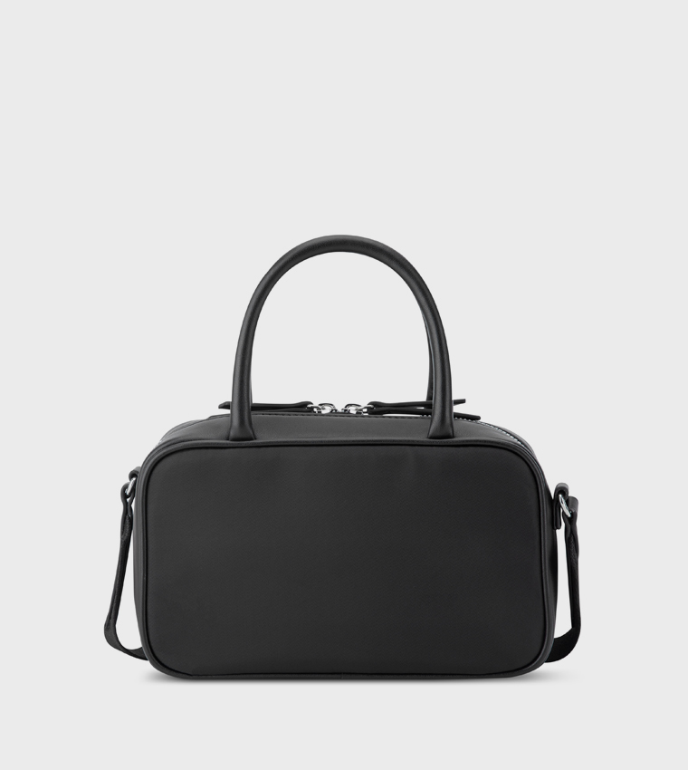 ELVA Logo Detail Satchel Bag