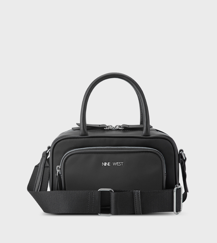 ELVA Logo Detail Satchel Bag