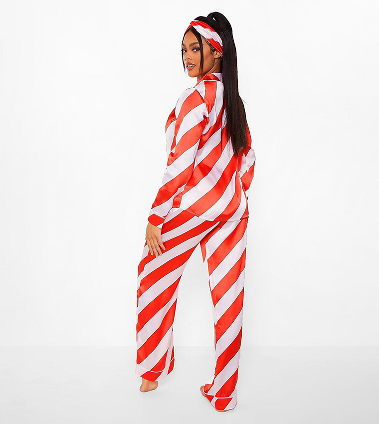 Christmas Candy Cane Boohoo Candy Stripe Pyjamas Candy Cane