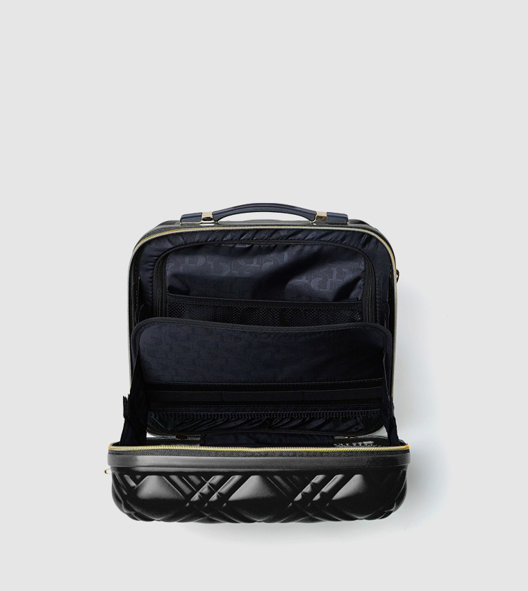 Logo Detail Mini Hard Shell Luggage Bag, 30cm