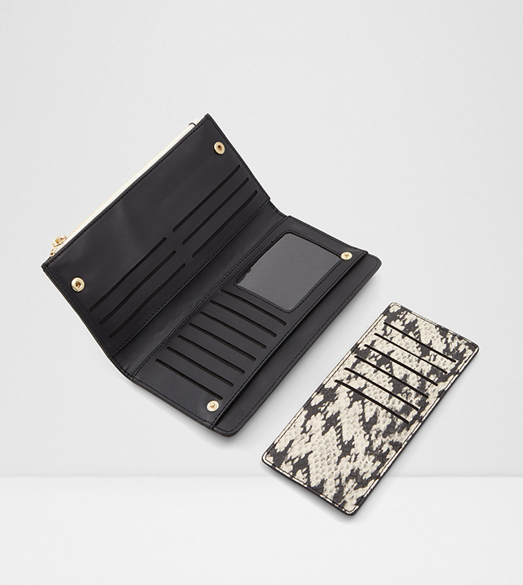 OCOISSA Textured Long Wallet