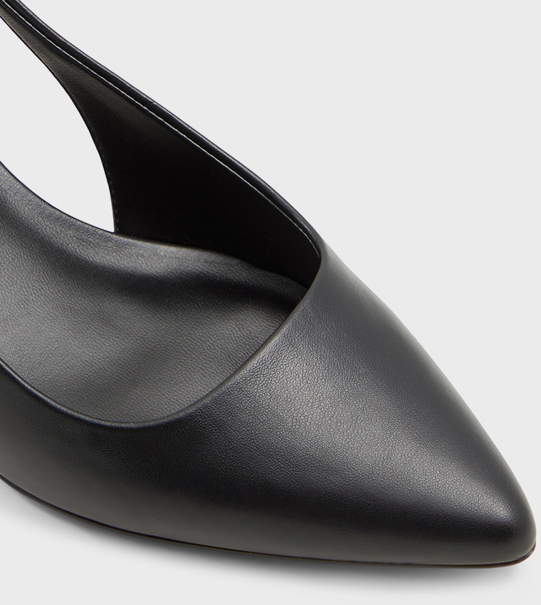 ODDETTE Kitten Heel Slingback Pumps