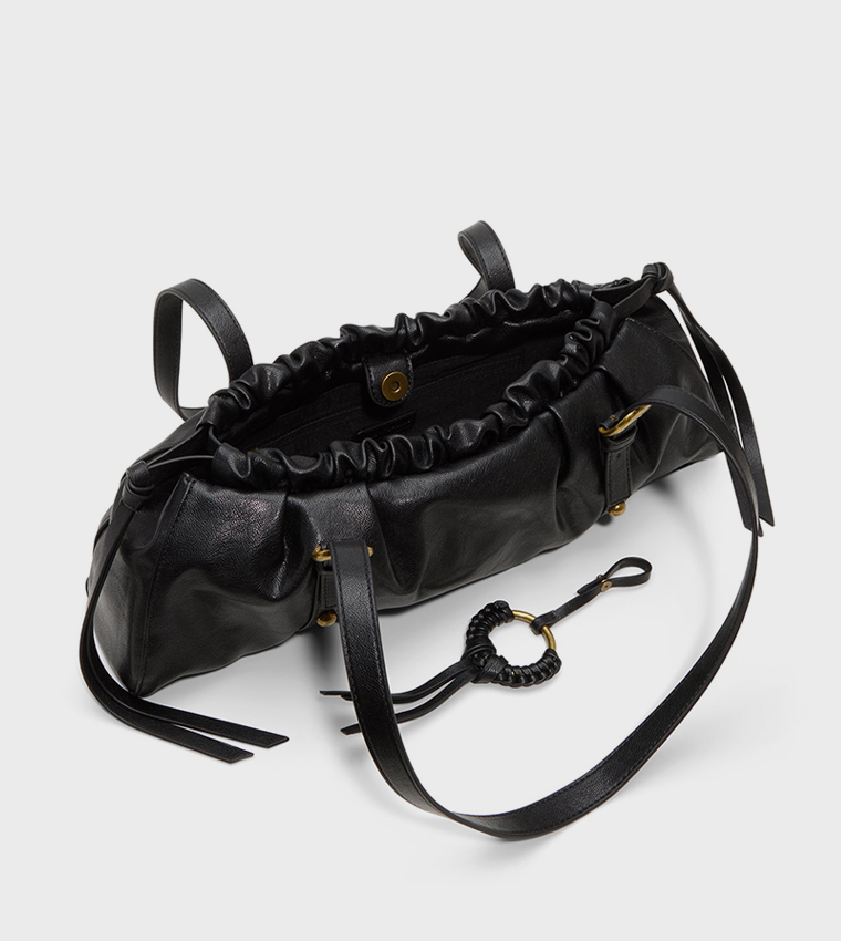 ODESSAA Textured Shoulder Bag