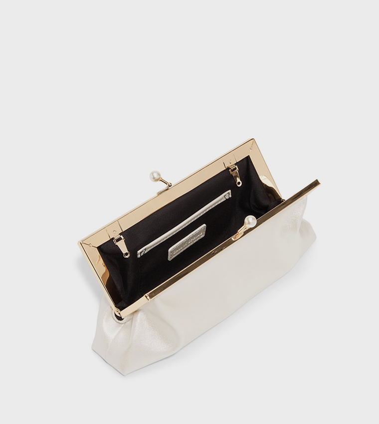 ODETTEE Metallic Clutch Bag