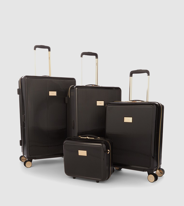 Logo Detail Hard Shell Trolley Bag, 55cm